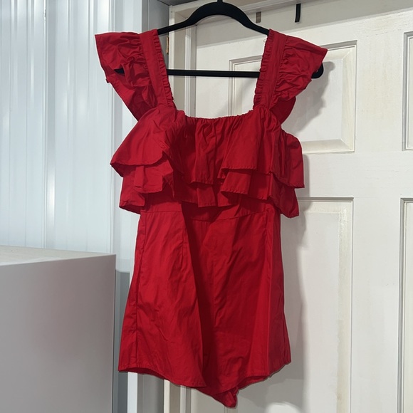 Red Romper - Picture 2 of 4